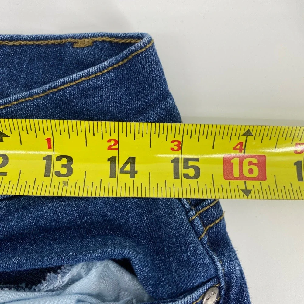 Venus Womens Blue Jeans Size 10L Dark Wash Skinny Mid Rise Denim Pants - Picture 7 of 7